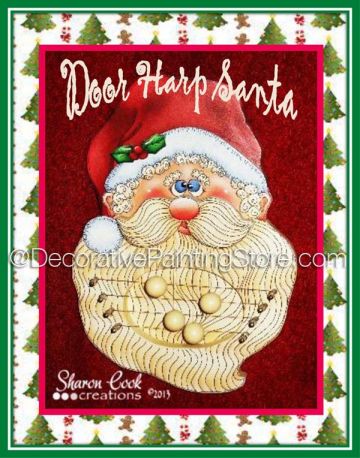Door Harp Santa Pattern - Sharon Cook - PDF DOWNLOAD